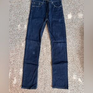 Levi's Men's Slim Straight Jeans - Dark Blue
